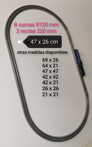 Escala Z Maqueta tren eléctrico: circuito de vías