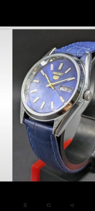 Reloj Seiko Automático Azul