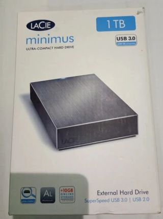 Disco Duro Externo - LaCie Minimus 1TB USB 3.0