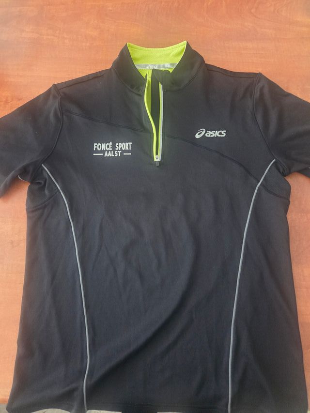 Tuta Asics maglietta e pantalone nera