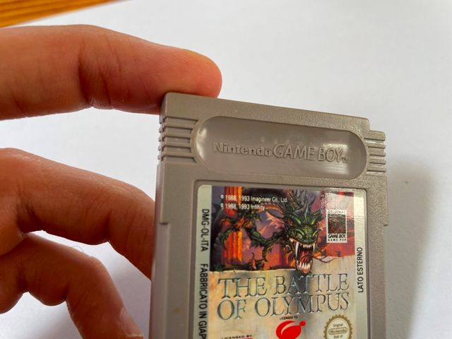 The Battle of Olympus Nintendo Gameboy Dmg-Ol-Ita