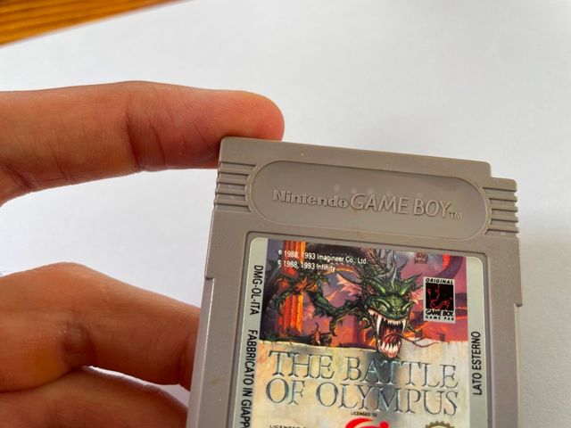 The Battle of Olympus Nintendo Gameboy Dmg-Ol-Ita