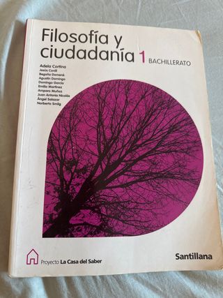 libro filosofía bachiller