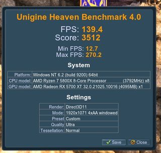 XFX RX 5700 XT Raw II 8GB GDDR6