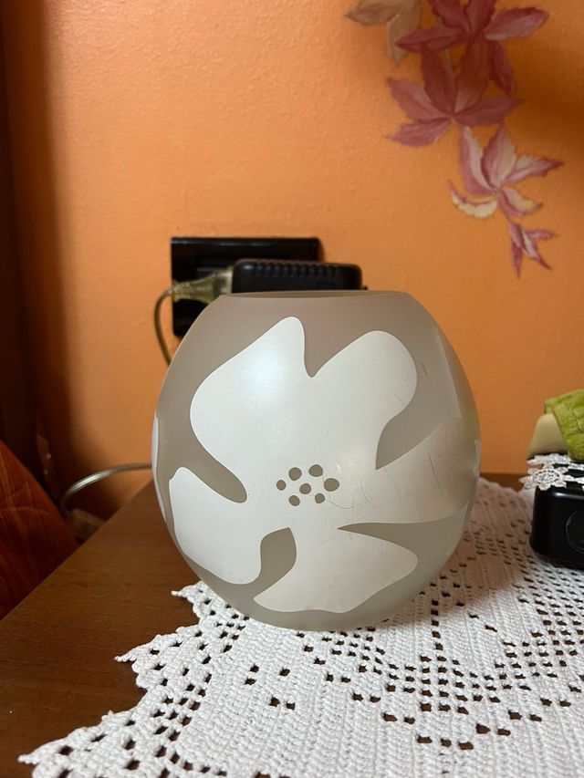 Lampada decorativa floreale