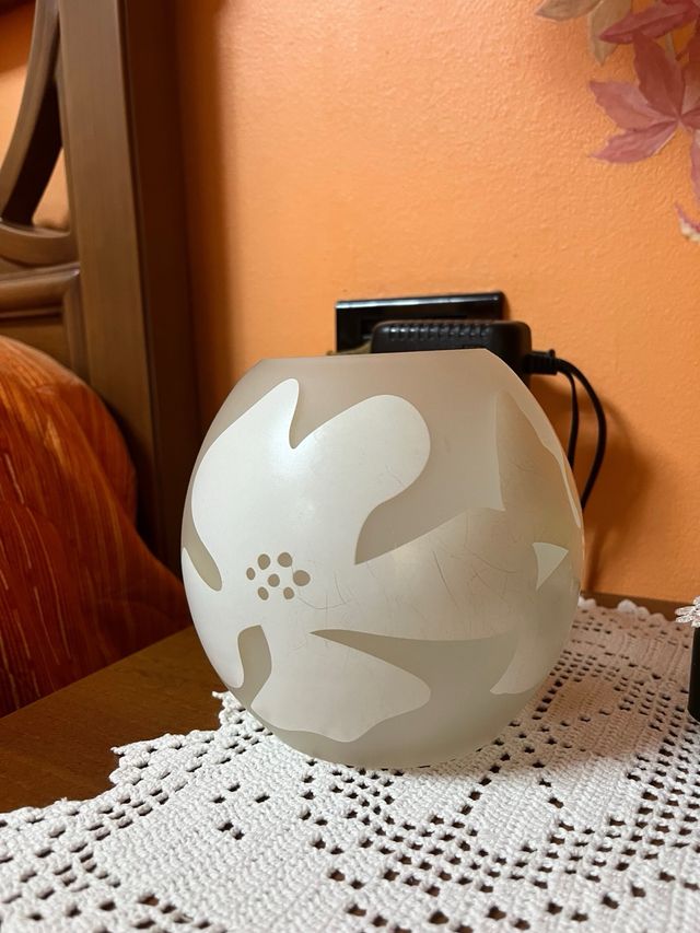 Lampada decorativa floreale