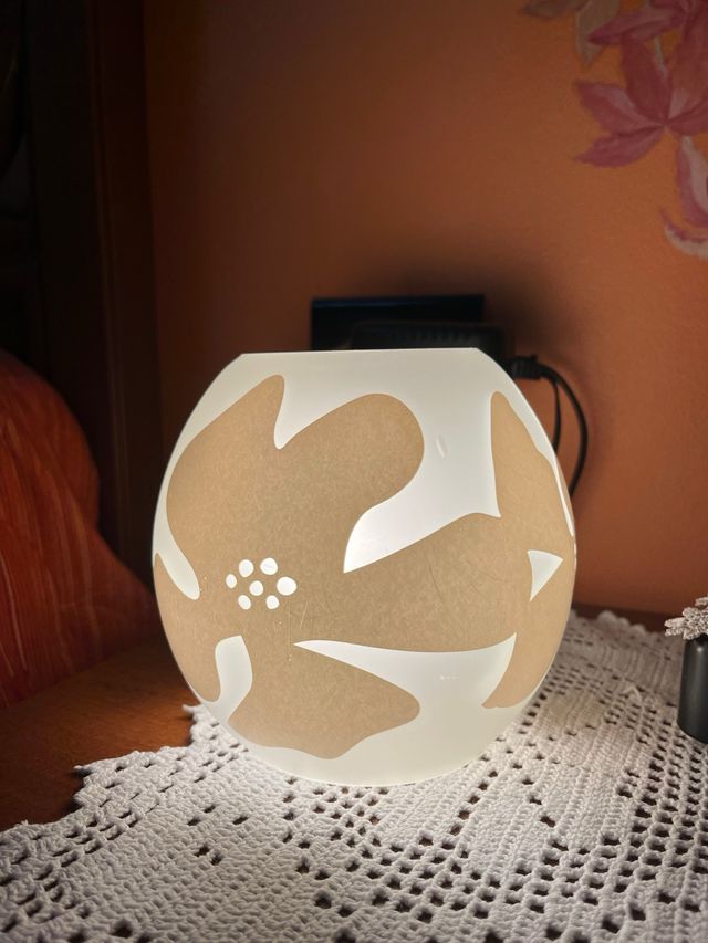 Lampada decorativa floreale