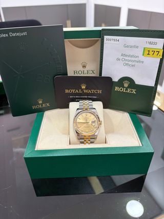 Rolex Datejust 36 ref. 116233 oro y acero