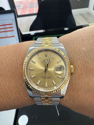 Rolex Datejust 36 ref. 116233 oro y acero