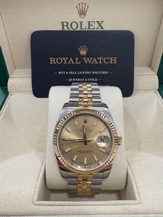 Rolex Datejust 36 ref. 116233 oro y acero