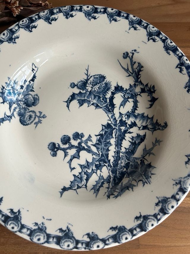 Plato hondo Gien porcelana opaca