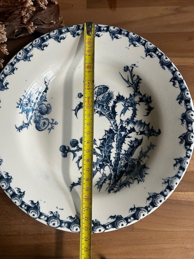 Plato hondo Gien porcelana opaca