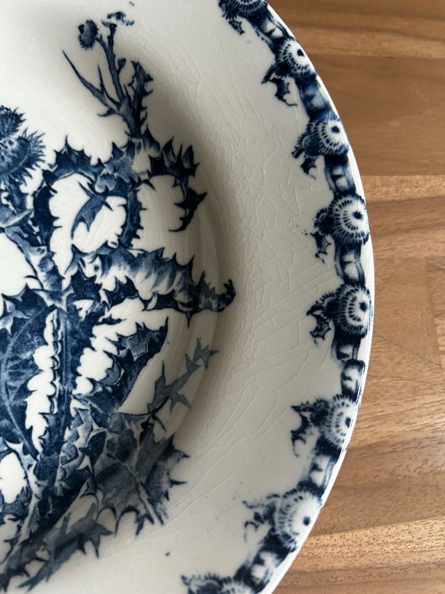 Plato hondo Gien porcelana opaca