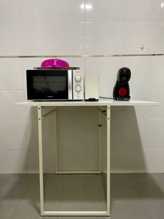 Mesa abatible blanca Ikea