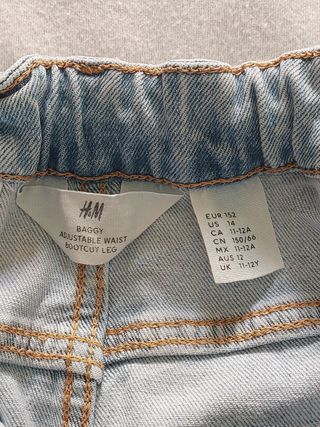 Calças Ganga Baggy Menina 11-12A