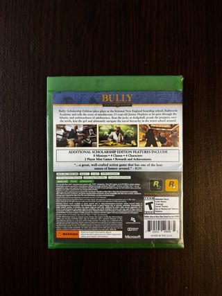 Bully Scholarship Edition precintado Xbox One/360