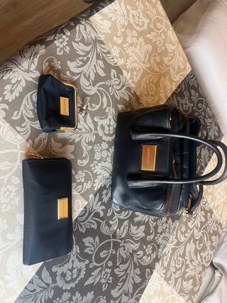Bolso, cartera y monedero Bimba y Lola azul marino