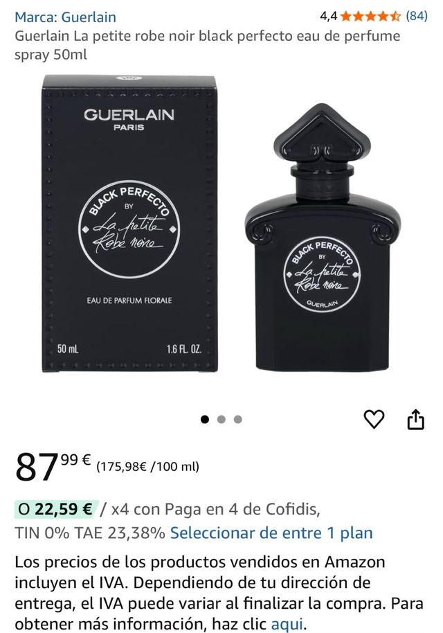 NUEVO Guerlain Black Perfecto EDP 50ml