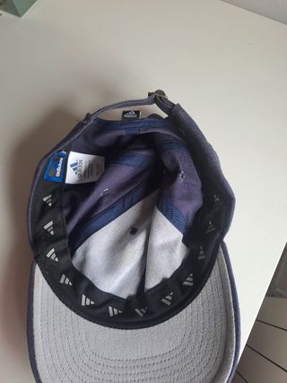 Gorra Adidas Clásica Original Azul/Gris