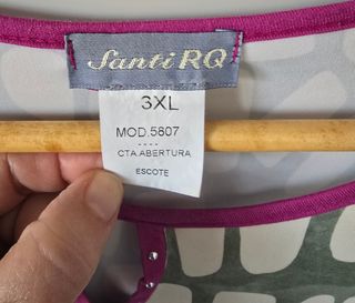 Blusa Santi RQ verde y morada
