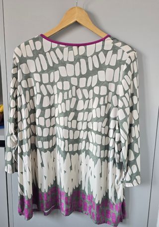 Blusa Santi RQ verde y morada