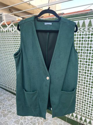 Chaleco Micropana Verde Talla Única