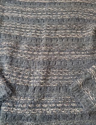 Jersey pelo marrón y dorado mujer