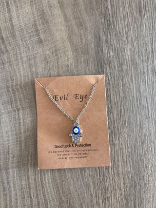 Collar de bisutería Mal de Ojo Mano de Fátima
