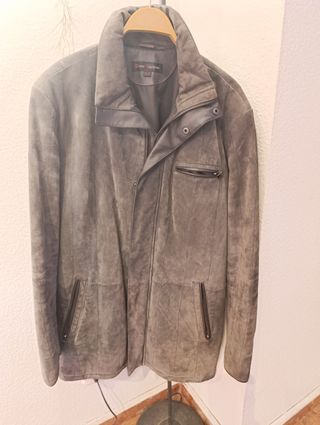 Chaqueta Dino Audini gris ante