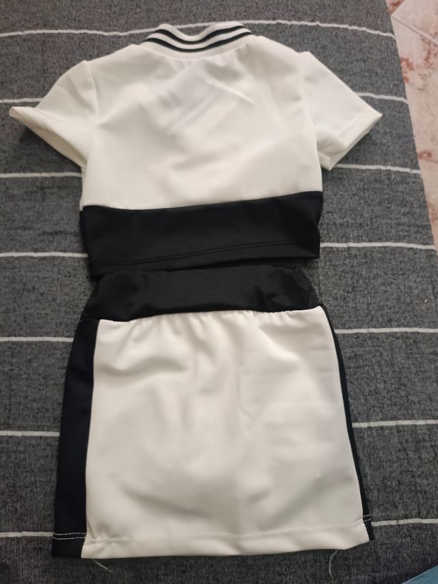 Conjunto niña top y falda pantalón n23