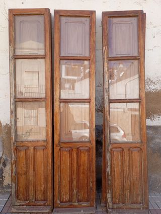 3 Puertas Madera con Tapaluz