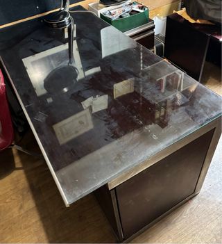 Conjunto Muebles Oficina Madera y Cristal