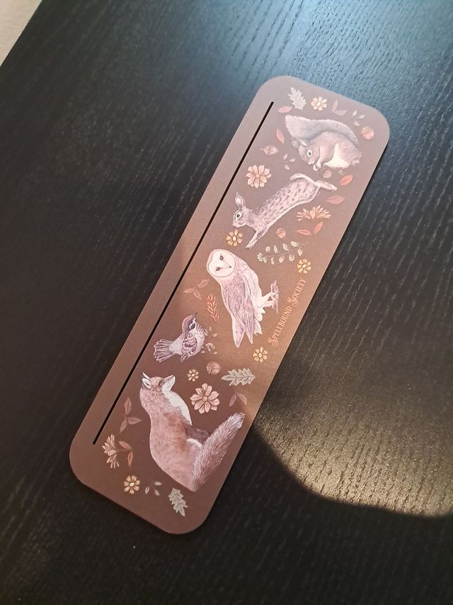 Expositor de cartas otoñal con animales