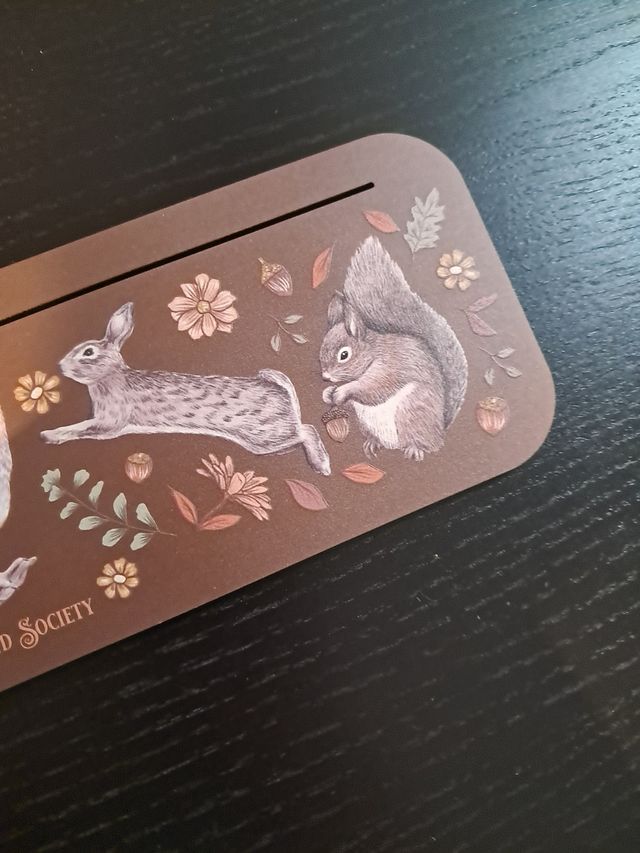 Expositor de cartas otoñal con animales