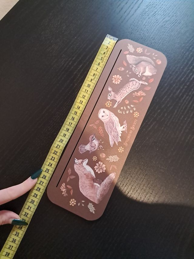 Expositor de cartas otoñal con animales