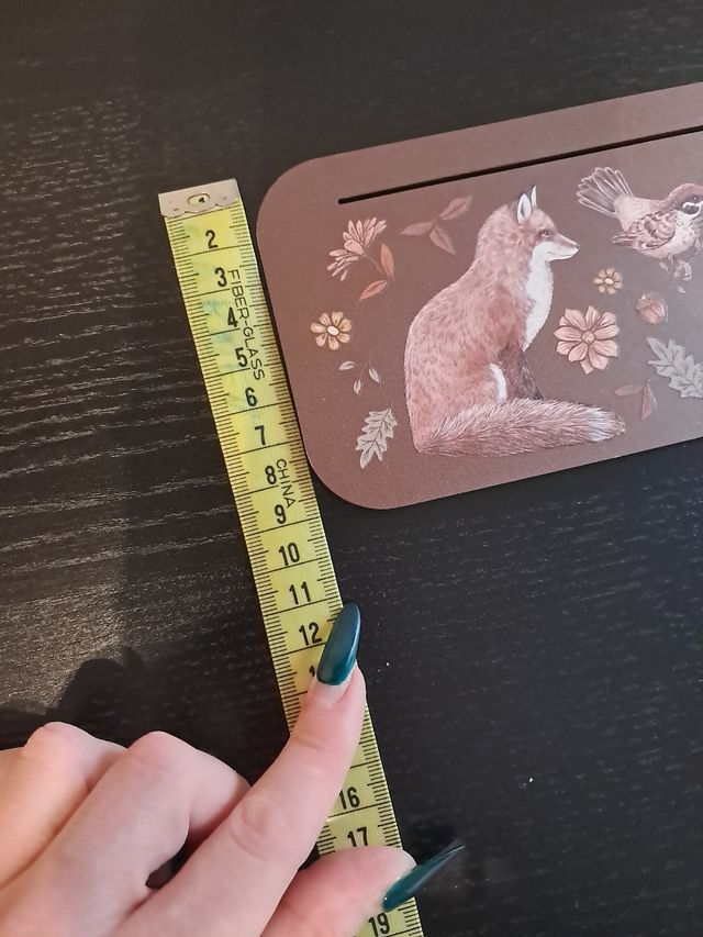 Expositor de cartas otoñal con animales