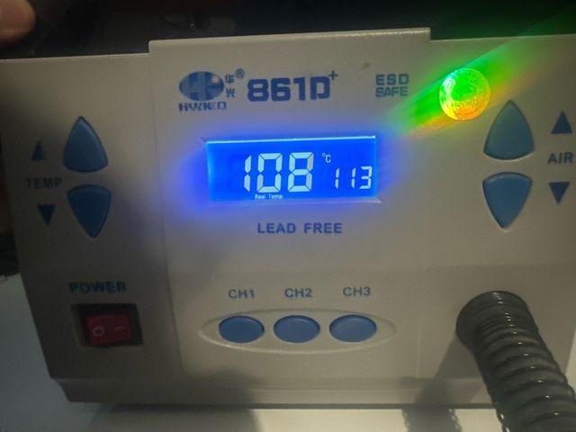 Stazione di saldatura Hulko 861D+ (funzionale)