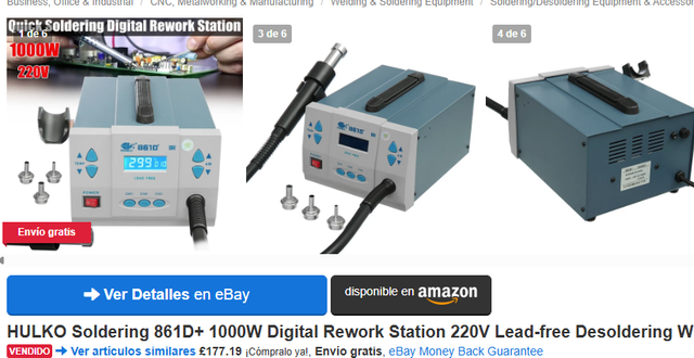 Stazione di saldatura Hulko 861D+ (funzionale)