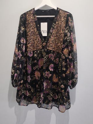 Vestido Zara estampado floral