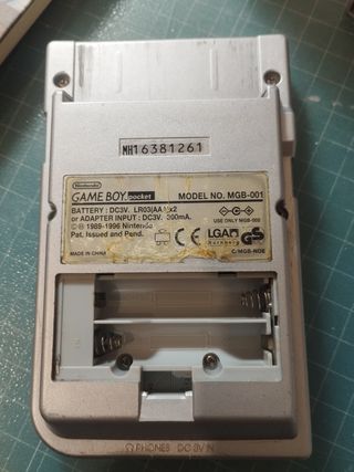 Nintendo Game Boy Pocket Plata