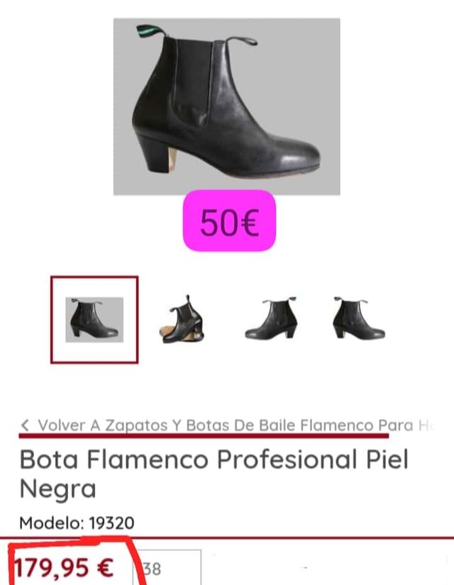 Botines Valverde del Camino Hombre Negros