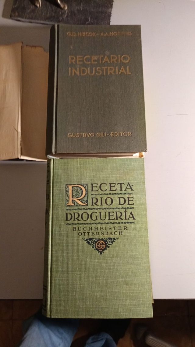 Recetario Industrial y Recetario de Droguería