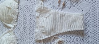 Bikini blanco con encaje