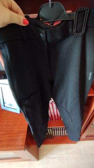 Pantalones de equitación Fouganza negros
