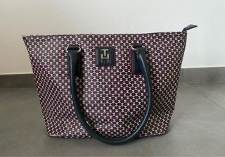 Borsa Tommy Hilfiger fantasia geometrica