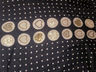 Rebeca lunares con espalda decorada marca italiana