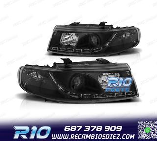 FAROS SEAT LEON 1M LUZ DIURNA FONDO NEGRO 99-05