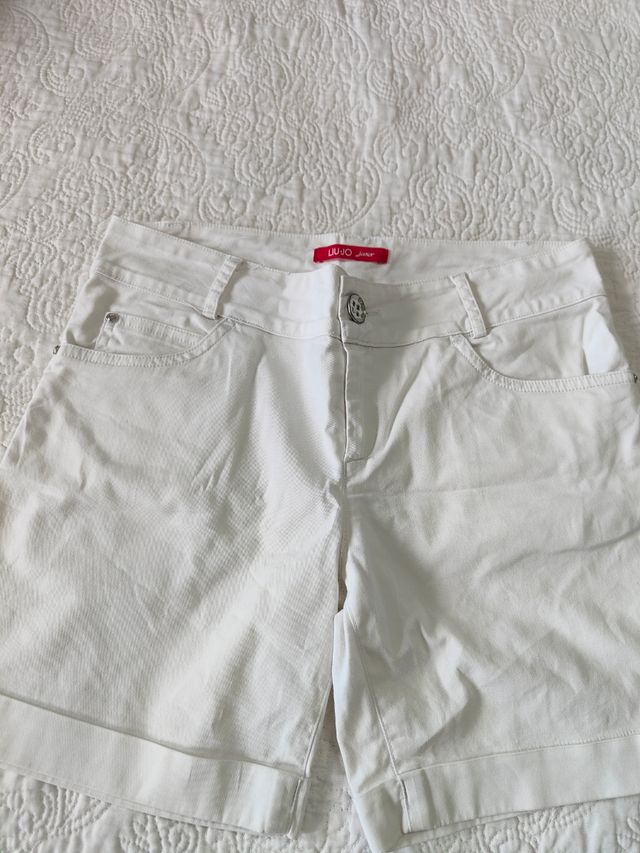 Pantaloncini Liu Jo Junior bianchi taglia 12 anni