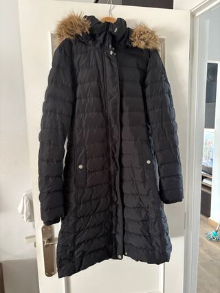 Plumífero Negro Tommy Hilfiger Mujer