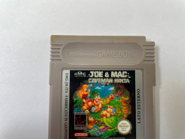 Joe & Mac Caveman Ninja Nintendo Game Boy Gb Ita D